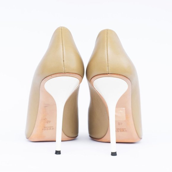 Gucci Olive Pumps- Size 40 - Picture 4 of 6